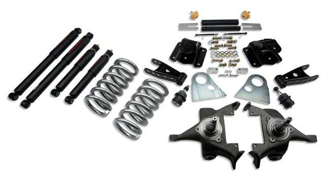 Belltech 3/4 Drop Spindle Nitro Shocks Kit 94-99 Ram 1500 2wd